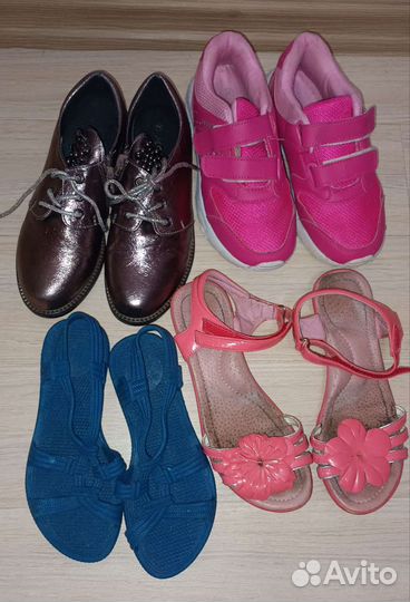 Пакет обуви для девочки 33-34размер