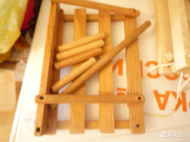 Качели деревянные детские новые