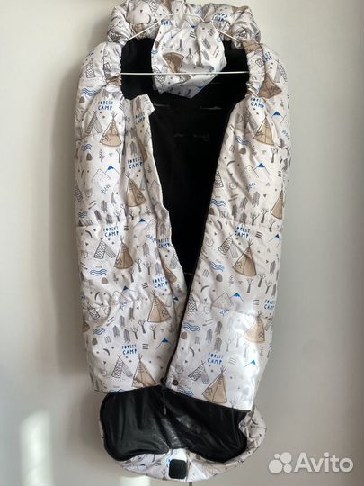 Зимний конверт в коляску leokid