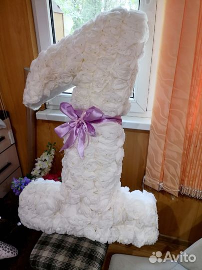 Цифра 1 на годик девочке