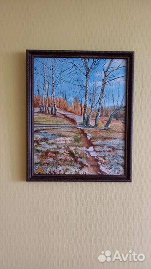 Картина маслом на холсте пейзаж