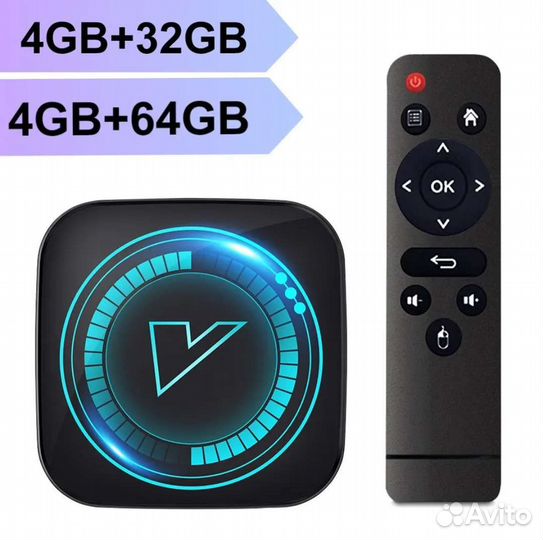 Тв-приставка Vontar H618,Android12,4 GB,32/64 GB