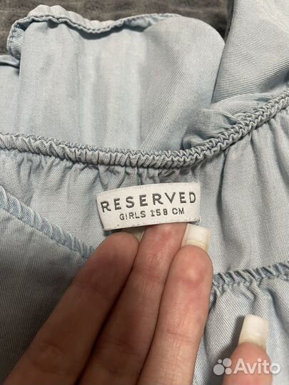 Джинсовое платье