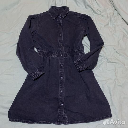 Платье черное джинсовое 46 размера от 