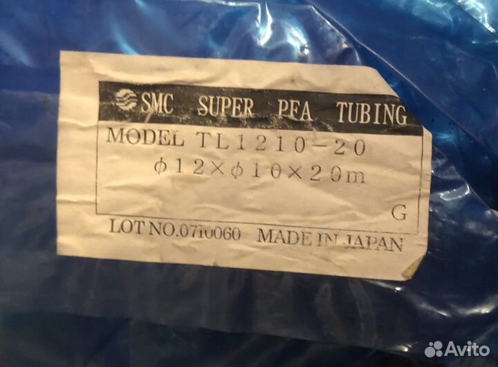 Трубка хим. стой тефлон диам 12 мм, 20 m, Япония