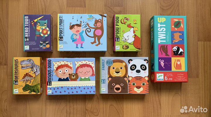 Новые игры Djeco в дорогу