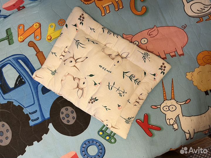 Комплект в коляску подушка матрас одеяло