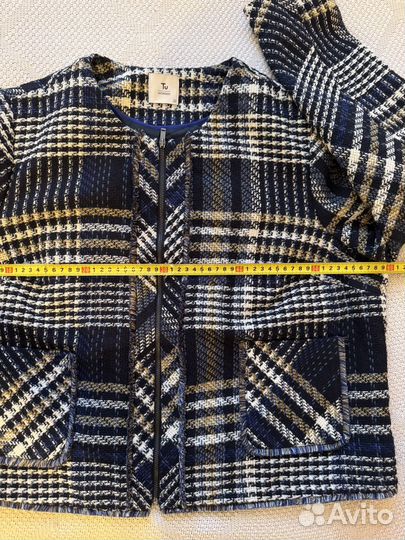 TU Жакет твидовый 44 46