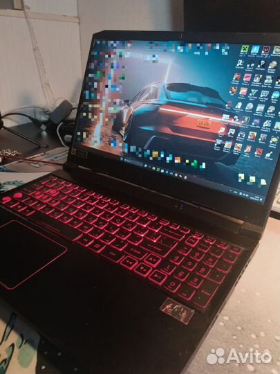 Игровой ноутбук acer nitro 5 (gtx1650ti/ryzen 5)