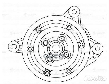 LWP 1804 помпа VW Golf VI/Tiguan 1.4TSi 08 LW