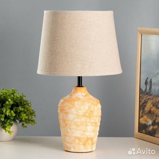 Настольная лампа 'Далия' Е14 40Вт оранжевый 22,5х2