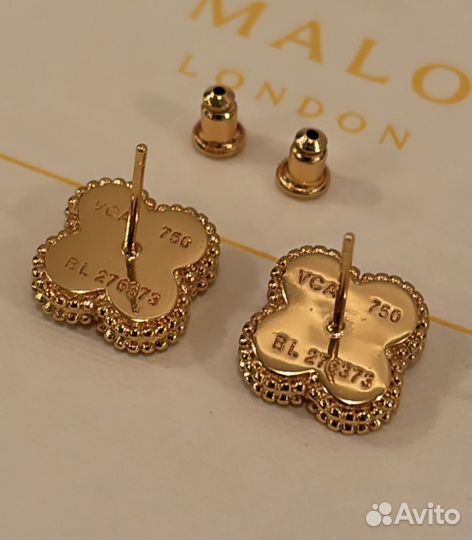 Van Cleef & Arpels серьги Vintage Alhambra