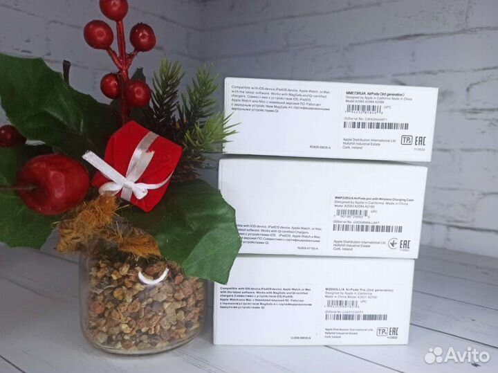 Airpods 3/Pro/Pro 2 Чип Airoha 1562A + Чехол