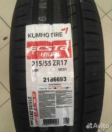 Kumho Ecsta HS51 215/55 R17 94V