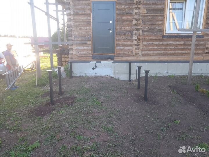 Винтовые сваи с установкой