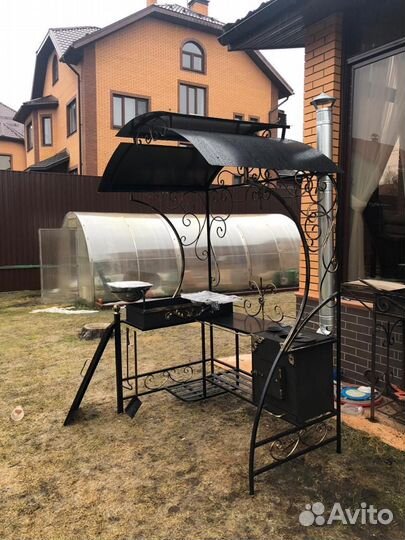 Кованый мангал для дачи