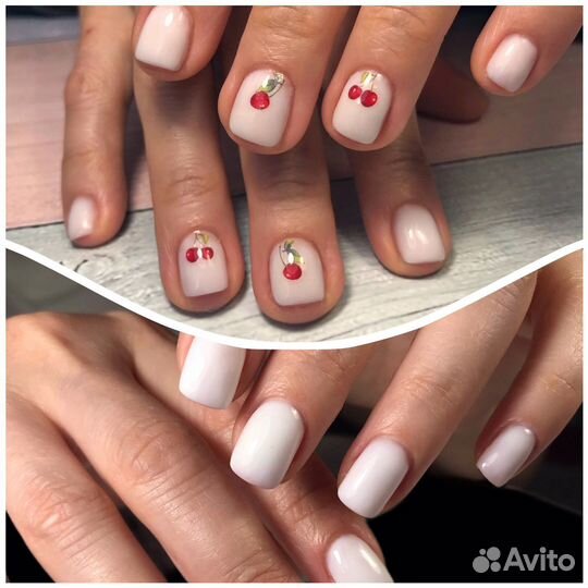 Маникюр гель-лак/педикюр/сжм