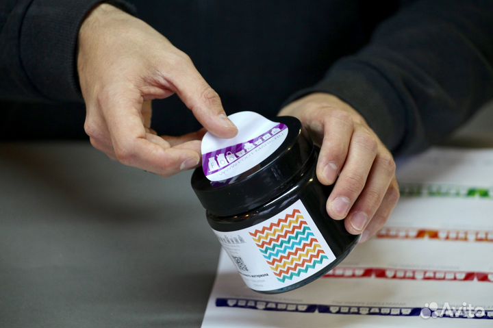 Печать наклеек и стикеров / изготовление этикеток