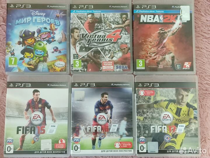 Диски PS3 Minecraft, GTA5, Medal, UFC