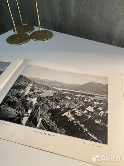 Фотоальбом из Швейцарии Berner Oberland illustrato