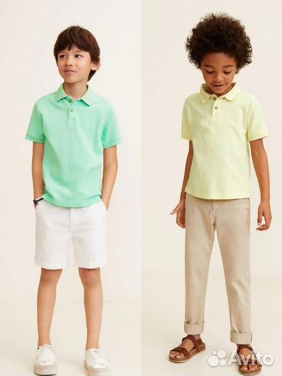 Футболка поло для мальчика Mango 5-8лет