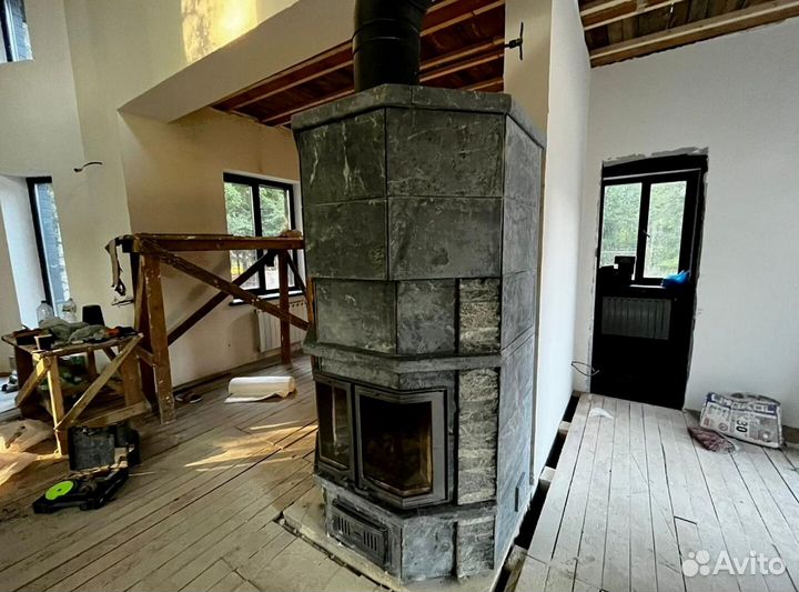 Камин теплонакопительный