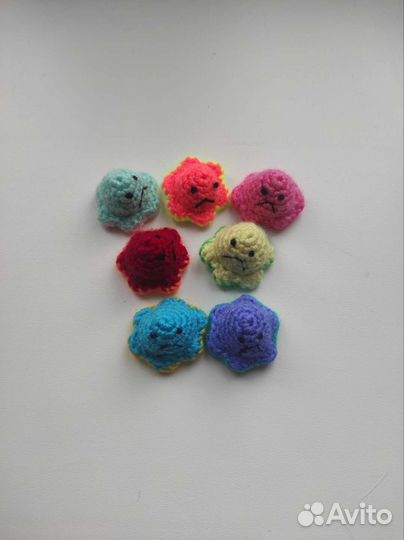 Перевертыш вывернушка осьминог вязаный