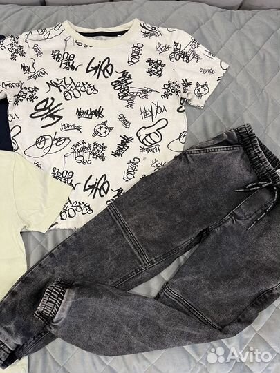 Пакет одежды на мальчика 134