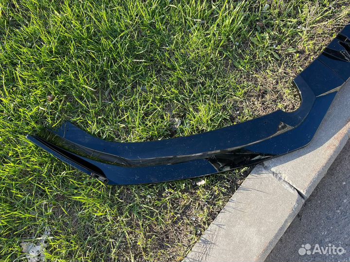 Сплиттер переднего бампера на Audi A7