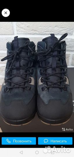 Ботинки ecco на мальчика 39