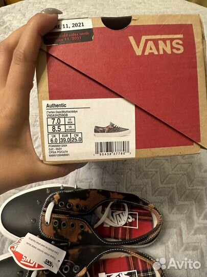 Кеды vans унисекс