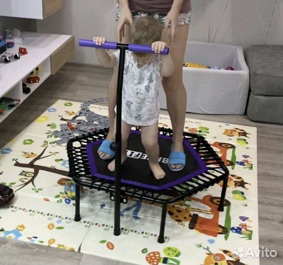 Батут basfit для джампинг фитнеса