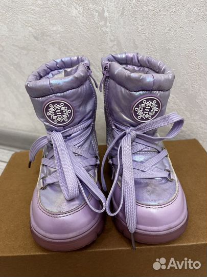 Дутики зимние для девочки 25