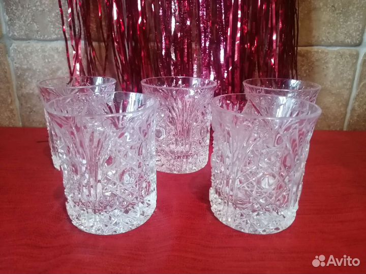 Хрустальные бокалы СССР