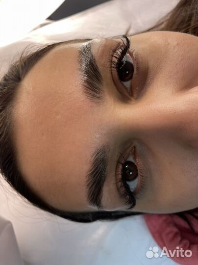 Ламинирование ресниц бровей