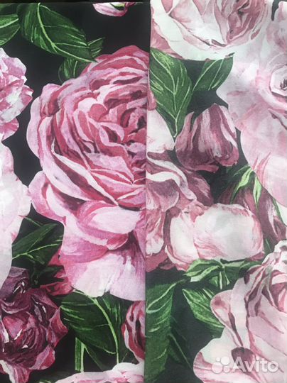 Ткань отрез шелк dolche gabbana