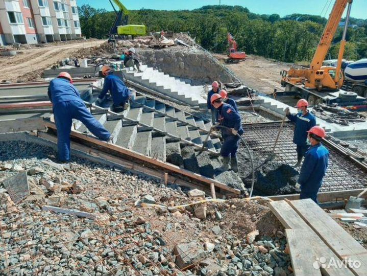 Бетон подача лентой