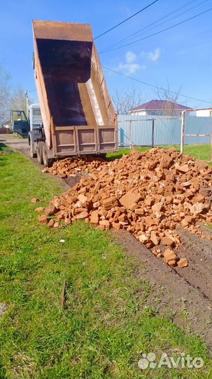 Кирпичный бой бетонный щебень песок