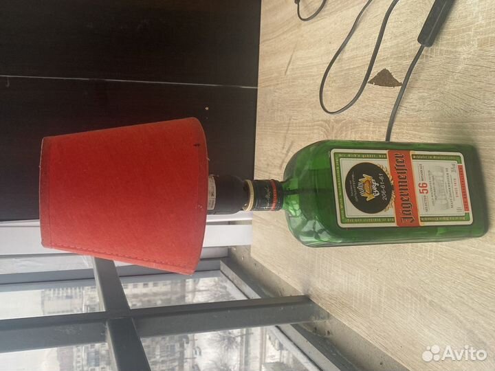 Оригинальный светильник в бутылке