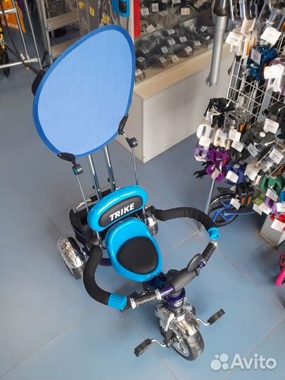 Велосипед с ручкой Trike Super ST4B (KR-01)