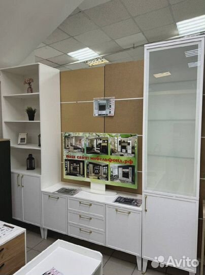 Гостиная белая мдф