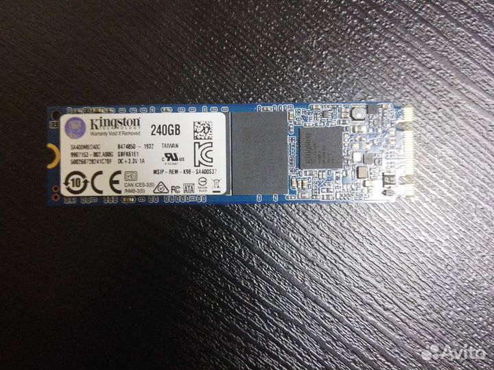 Ssd m2 kingston 240gb