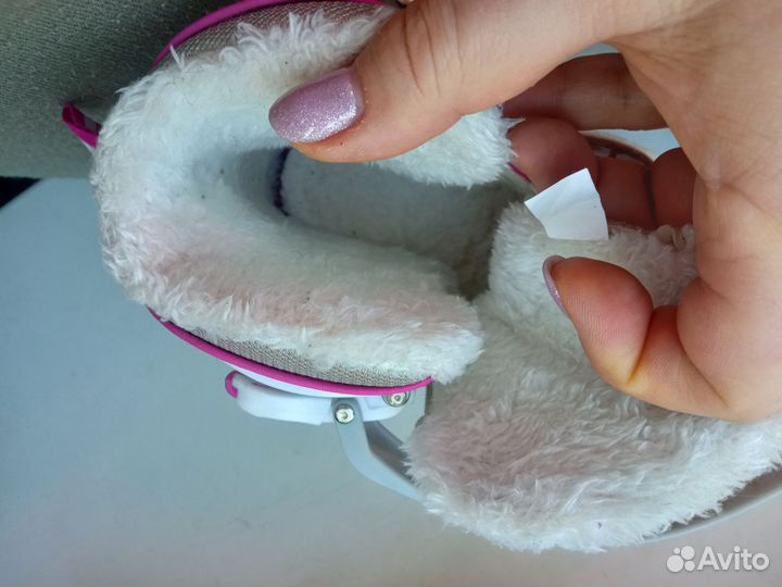 Коньки детские раздвижные размер 32-35