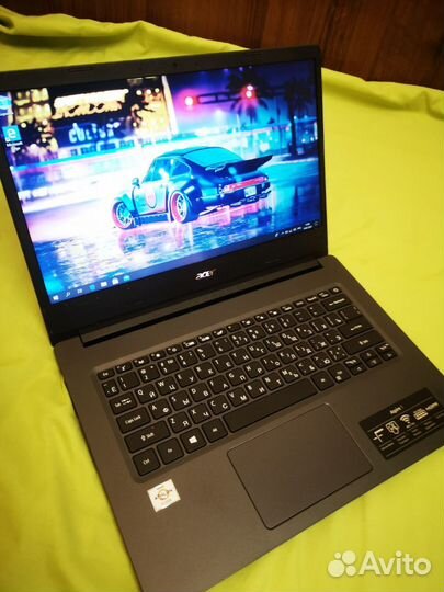 Как новый Acer \Проц-3.2GHz\ SSD\ 6Гб\ аккум 7ч