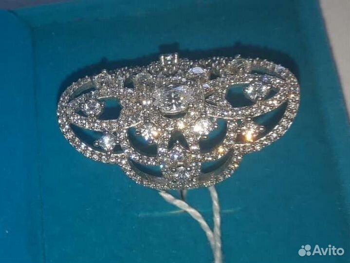 Кольцо с бриллиантами 585