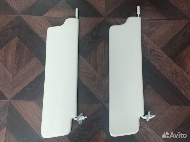 Комплект козырьков от солнца, серого цвета на ваз