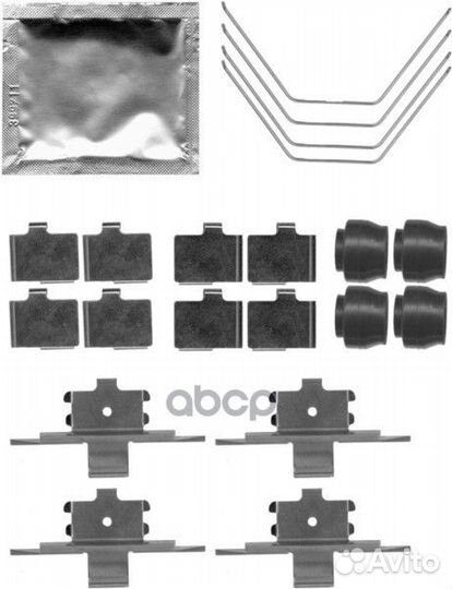 Монтажный комплект тормозных колодок 6 (GG) 6 H
