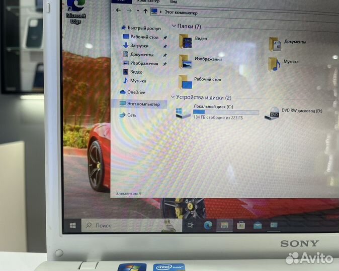 Ноутбук sony i5-2430M GeForce 410M