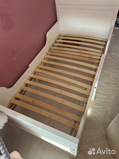 Детская кровать IKEA раздвижная сундвик