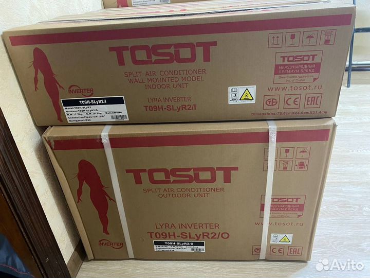 Сплит система инверторная Tosot новая